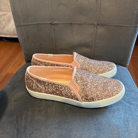 Keds for Kate Spade Glitter Slip On Shoes Size 7.5M - Picture 4 of 6